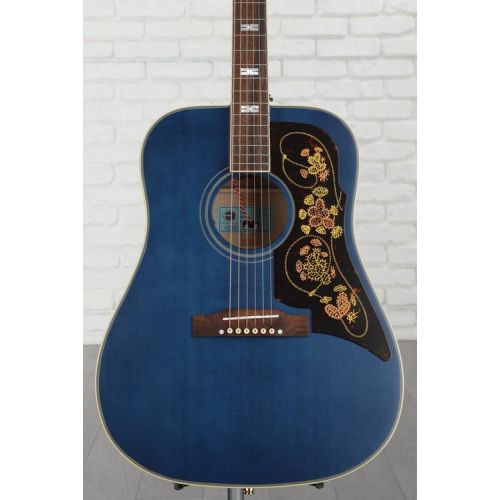  Epiphone Masterbilt Frontier Acoustic-electric Guitar - Aged Viper Blue, Sweetwater Exclusive Demo