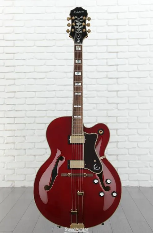  Epiphone Broadway Hollowbody Electric Guitar - Wine Red