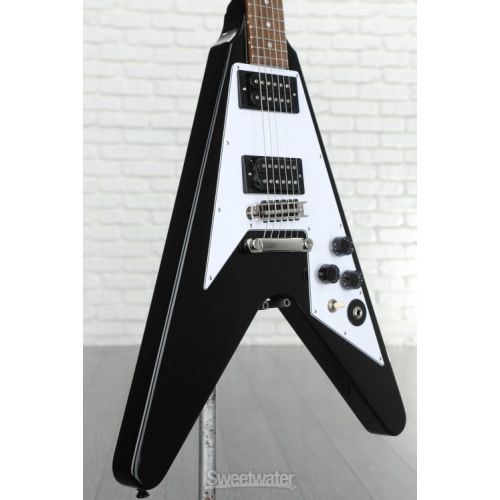  Epiphone Kirk Hammett 1979 Flying V Electric Guitar - Ebony