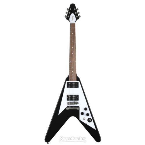  Epiphone Kirk Hammett 1979 Flying V Electric Guitar - Ebony