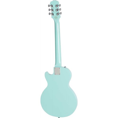  Epiphone Les Paul SL Starter Pack (Includes Mini Amp, Gigbag, Tuner, Picks, and Strap), Turquoise