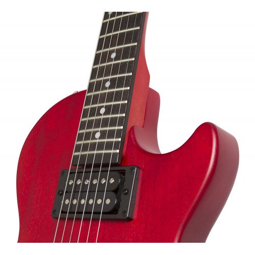  Epiphone Les Paul Special VE Solid-Body Electric Guitar, Cherry