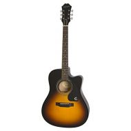 Epiphone EEFTVSCH1 FT-100CE Jumbo Acoustic Guitar, Vintage Sunburst