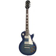 Epiphone Les Paul STANDARD PLUS-TOP PRO Electric Guitar with Coil-Tapping, Translucent Blue
