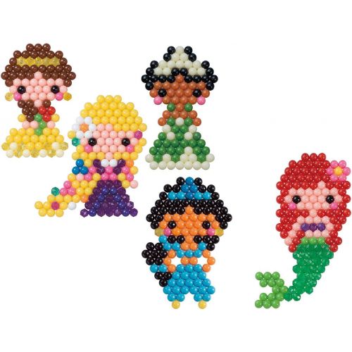  Epoch Aquabeads Disney Princess Character Gift Set with Pen, Aqua Beads Extra Refills and Five Stands Hours of Magical Fun
