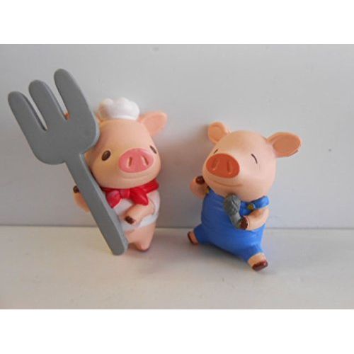  Epoch Japan Import Sara beauty and daily rice all five pigs figures hungry, all five 1 Sarah Beauty and food Okkina fork 2 t Gil