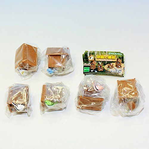  Please bird and birdhouse bait. Capsule collection Animal Figures mascot goods Gacha Epoch (all six Furukonpu set)