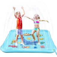 Epoch Air Sprinkler Pad & Splash Play Mat, 67 Outdoor Water Toddler Toys Summer Fun Game, Perfect Inflatable Outdoor Toys Sprinkler for Kids Boys Girls