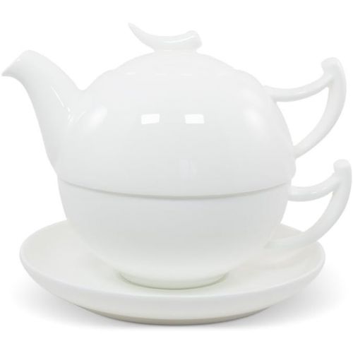  Tea for One Set weiss Epsilon Fine Bone China - TeaLogic