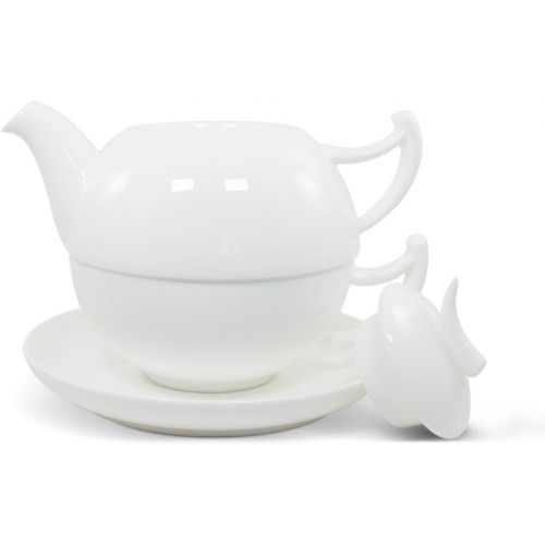  Tea for One Set weiss Epsilon Fine Bone China - TeaLogic