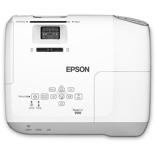 엡손 Epson V11H578020 PowerLite 9x Projector Series, 3000 Lumens, 1280 x 800 Pixels,1.2x Zoom