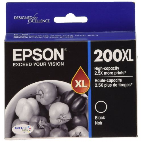 엡손 Epson 200XL High-capacity Black Ink Cartridge
