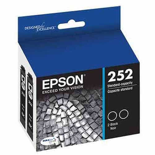 엡손 Epson T252 DURABrite Black Dual Pack Cartridge
