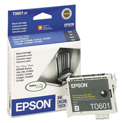 엡손 Epson T060120 (60) DURABrite Ink, Black