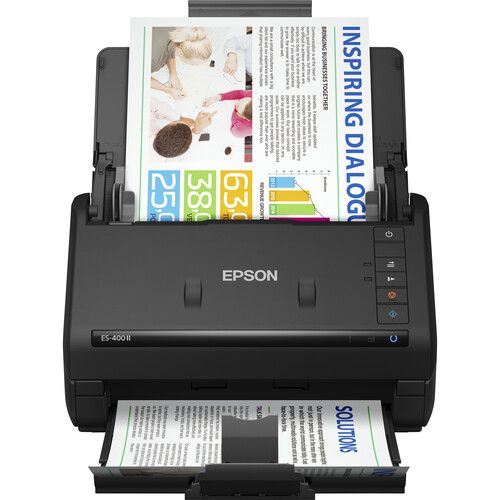 엡손 Epson ES-400 II Duplex Desktop Document Scanner