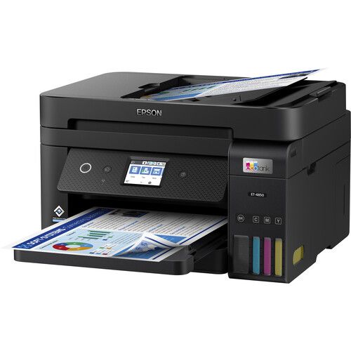 엡손 Epson EcoTank ET-4850 All-in-One Cartridge-Free Supertank Printer (Black)