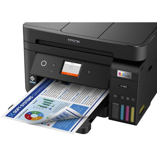 엡손 Epson EcoTank ET-4850 All-in-One Cartridge-Free Supertank Printer (Black)