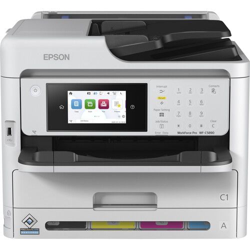 엡손 Epson WorkForce Pro WF-C5890 Wireless Color MFP Inkjet Printer