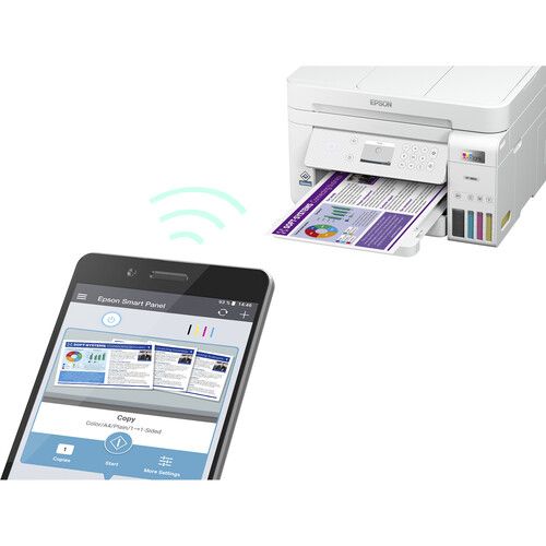 엡손 Epson EcoTank ET-3850 Wireless Color All-in-One Cartridge-Free Supertank Printer