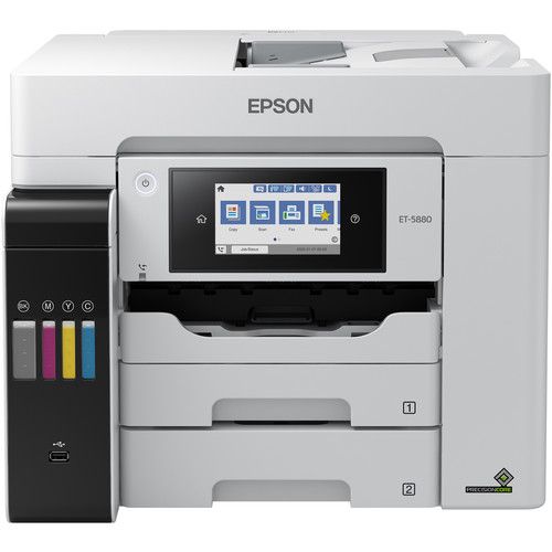 엡손 Epson EcoTank Pro ET-5880 All-in-One Cartridge-Free Supertank Printer with PCL Support