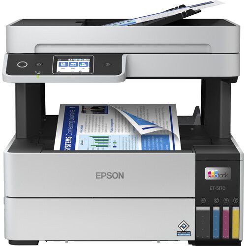 엡손 Epson EcoTank Pro ET-5170 Wireless All-in-One Supertank Printer