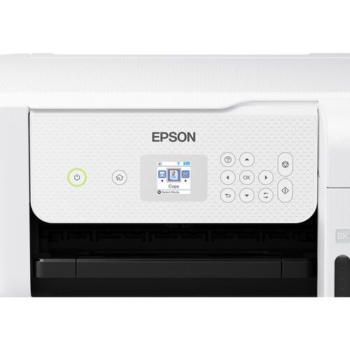엡손 Epson EcoTank ET-2800 Wireless Color All-in-One Cartridge-Free Supertank Printer (White)