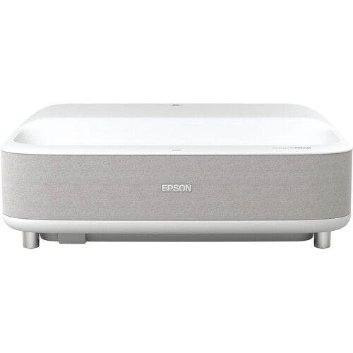 엡손 Epson EpiqVision Ultra LS300 3600-Lumen Full HD Ultra-Short Throw Smart Laser 3LCD Projector (White)