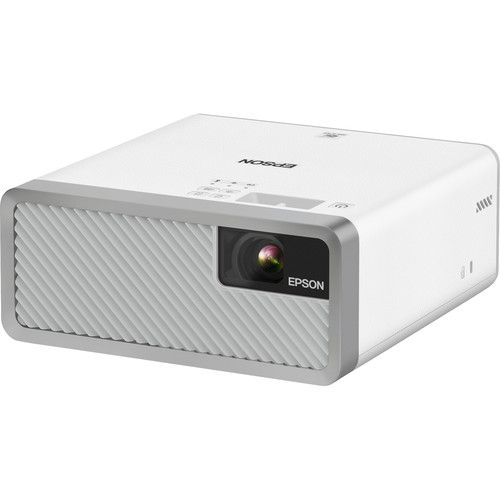 엡손 Epson EF-100 Home Theater Laser 3LCD Projector with Android TV Wireless Adapter (White)