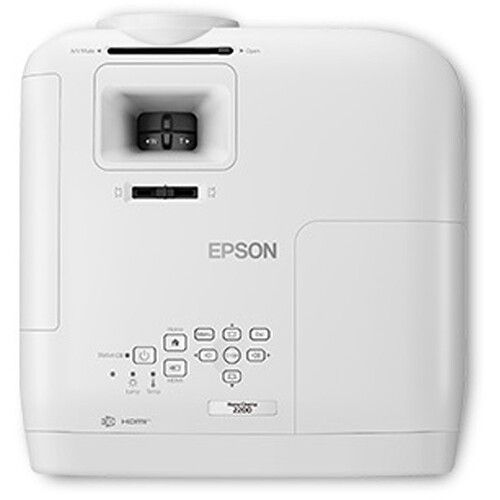 엡손 Epson Home Cinema 2200 2700-Lumen Full HD 3LCD Smart Projector (2021 Version)