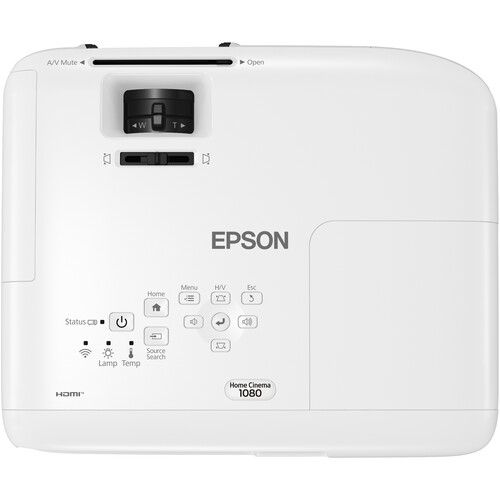 엡손 Epson Home Cinema 1080 3400-Lumen Full HD 3LCD Projector