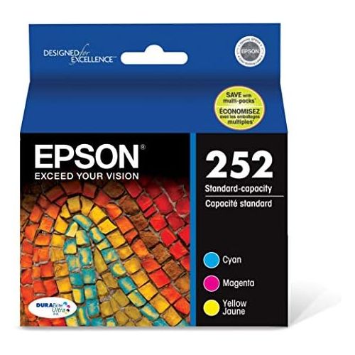 엡손 [아마존베스트]Epson T252520 DURABrite Ultra Color Combo Pack Standard Capacity Cartridge Ink