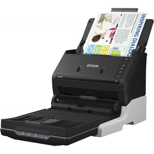 엡손 [아마존베스트]Epson WorkForce ES-400 Color Duplex Document Scanner for PC and Mac, Auto Document Feeder (ADF)