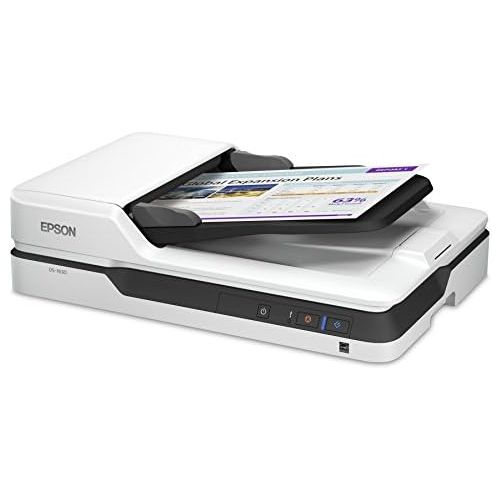 엡손 [아마존베스트]Epson DS-1630 Document Scanner: 25ppm, Twain & ISIS Drivers, 3-Year Warranty with Next Business Day Replacement