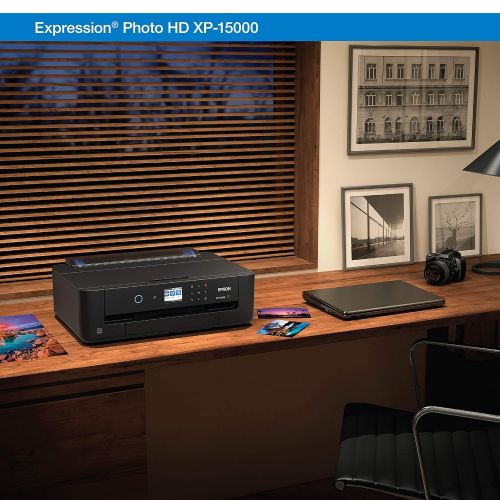 엡손 Epson Expression Photo HD XP-15000 Wireless Color Wide-format Printer, Amazon Dash Replenishment Enabled