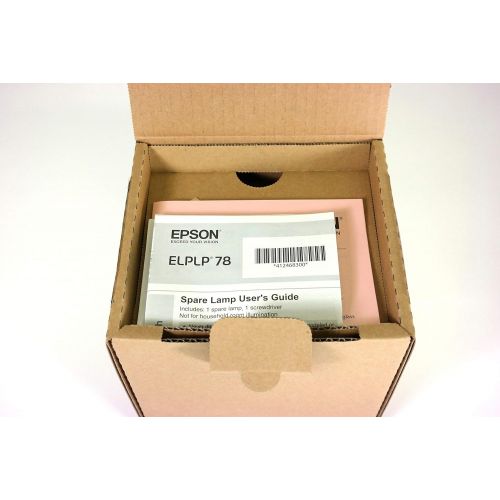 엡손 Epson Projector Lamp for PowerLite 1222/1262W/98/99W/965/S17/W17/X17 EPSV13H010L78 - ELPLP78