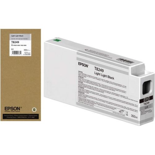 엡손 Epson UltraChrome HD Ink Cartridge - 350ml Light Light Black (T824900)