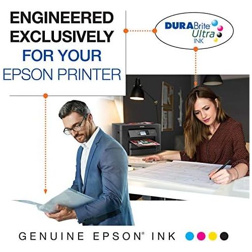 엡손 Epson T124520 DURABrite Ultra Color Combo Pack Moderate Capacity Cartridge Ink