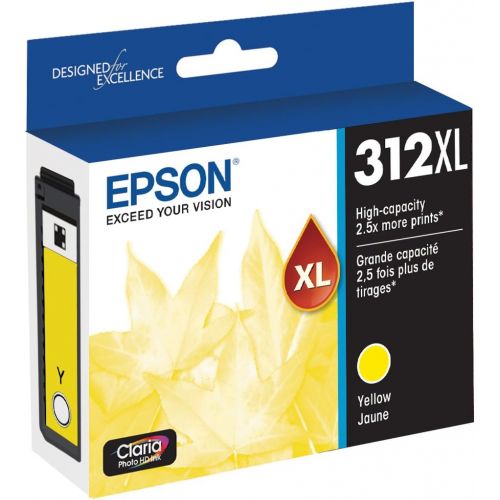 엡손 Epson T312XL420 Claria Photo HD Yellow High Capacity Cartridge Ink