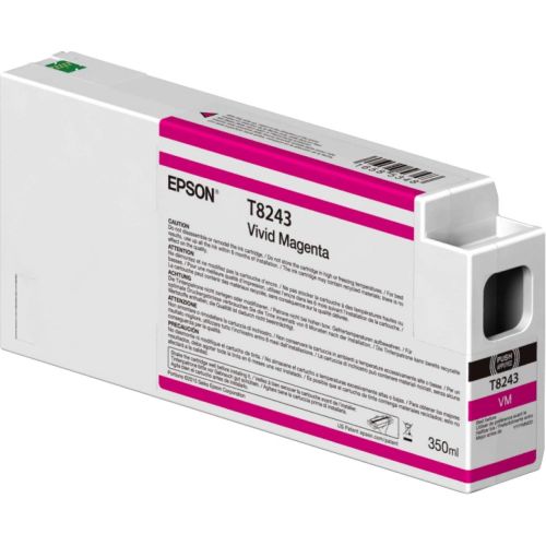 엡손 Epson UltraChrome HD Ink Cartridge - 350ml Vivid Magenta (T824300)