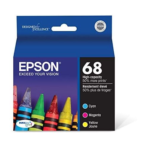 엡손 Epson T068520 DURABrite Ultra Color Combo Pack High Capacity Cartridge Ink
