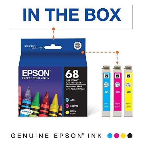 엡손 Epson T068520 DURABrite Ultra Color Combo Pack High Capacity Cartridge Ink