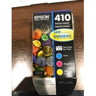 Epson T410520 (410) Ink Cartridge, Photo Black/Cyan/Magenta/Yellow, 4/PK