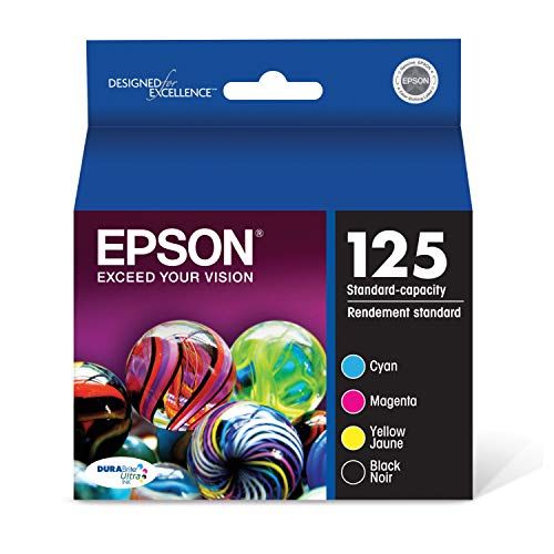 엡손 Epson T125120-BCS DURABrite Ultra Black and Color Combo Pack Standard Capacity Cartridge Ink