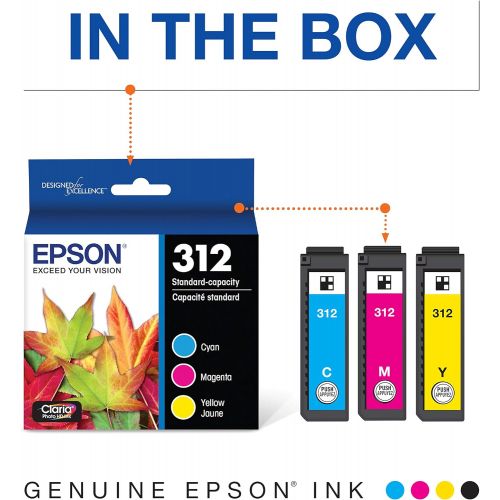 엡손 Epson T312923 Claria Photo HD Color Combo Pack Standard Capacity Cartridge Ink