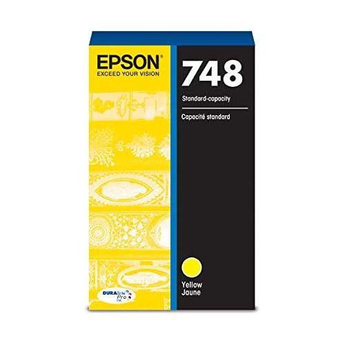 엡손 Epson 748 DURABrite Pro Yellow Ink Cartridge, 1500 Yield (T748420)