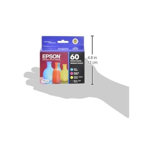 엡손 Epson T060120-BCS DURABrite Ultra Black & Color Combo Pack Standard Capacity Cartridge Ink