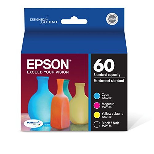 엡손 Epson T060120-BCS DURABrite Ultra Black & Color Combo Pack Standard Capacity Cartridge Ink