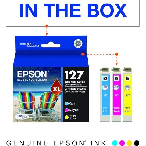 엡손 Epson T127520 DURABrite Ultra Multipack Extra High Capacity Cartridge Ink