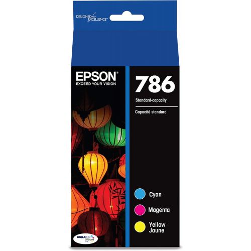 엡손 Epson T786520-S DURABrite Ultra Standard-Capacity Color Ink Cartridge, Multipack, Multicolor