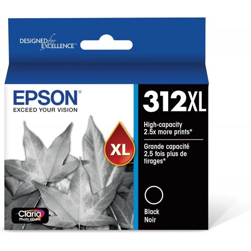 엡손 Epson T312XL120 Claria Photo HD Black High Capacity Cartridge Ink
